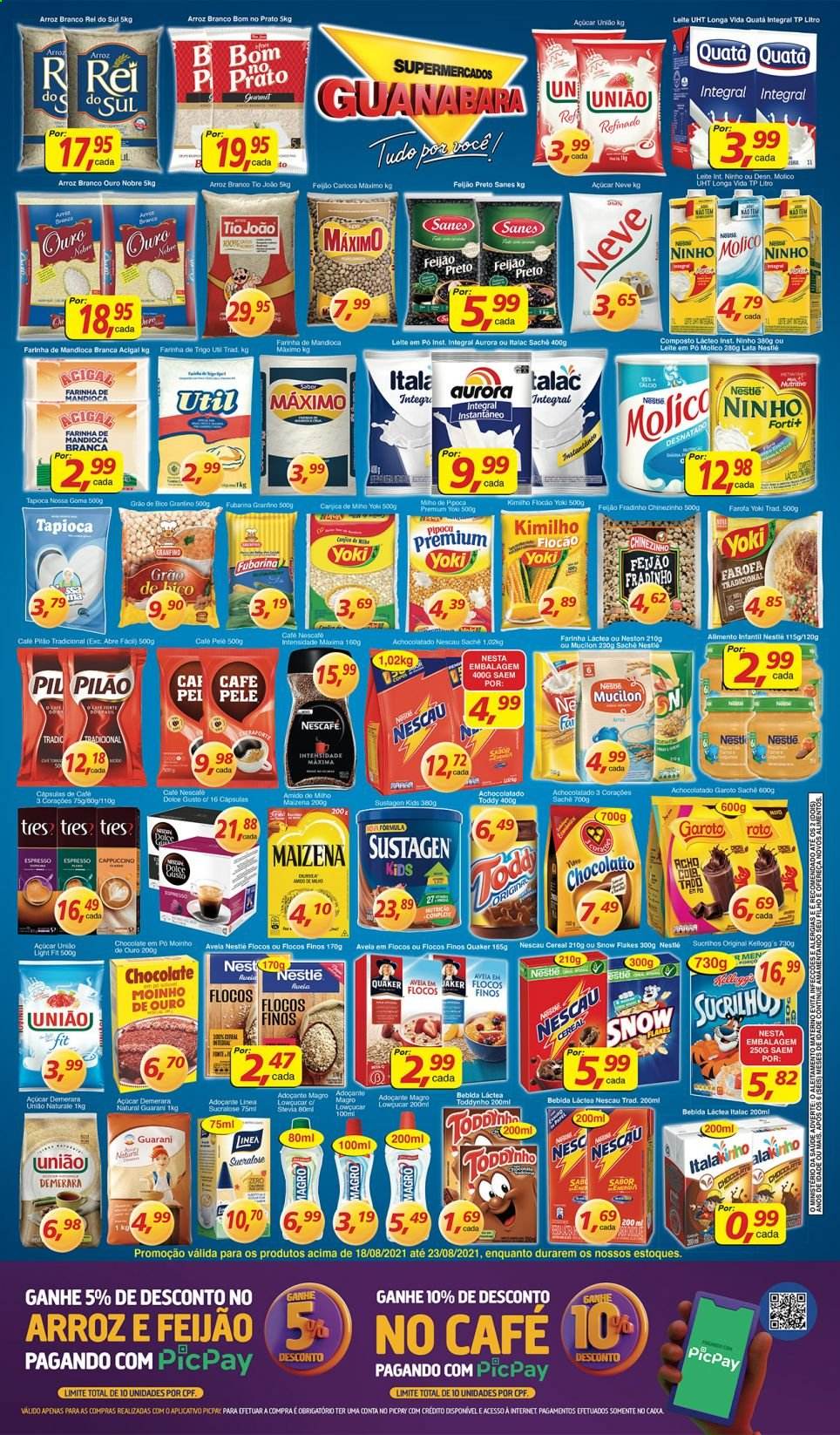Folheto Supermercados Guanabara - 18/08/2021 - 23/08/2021. Página 7