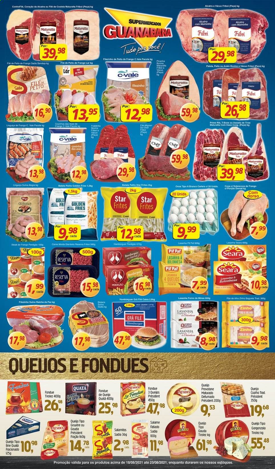 Folheto Supermercados Guanabara - 18/08/2021 - 23/08/2021. Página 10