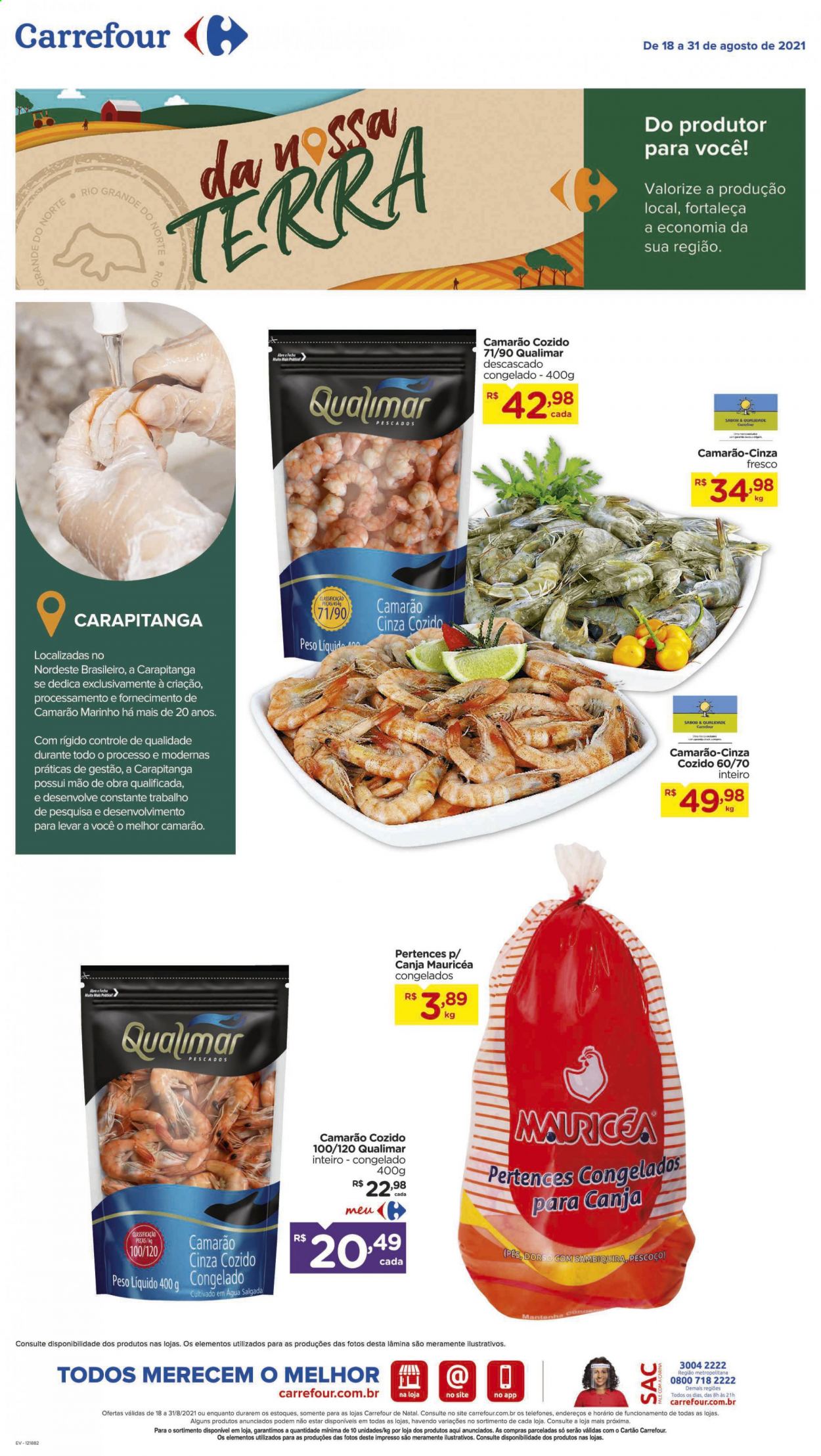 Folheto Carrefour Hiper - 18/08/2021 - 31/08/2021. Página 1