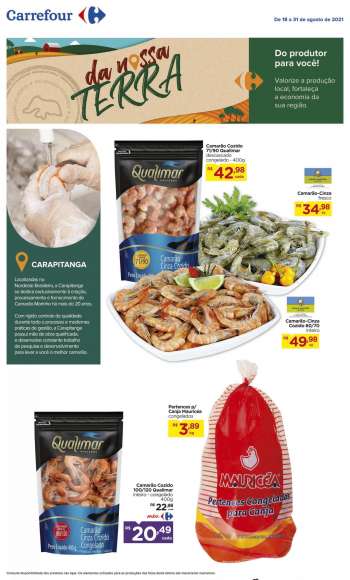 Folheto Carrefour Hiper - 18.08.2021 - 31.08.2021.