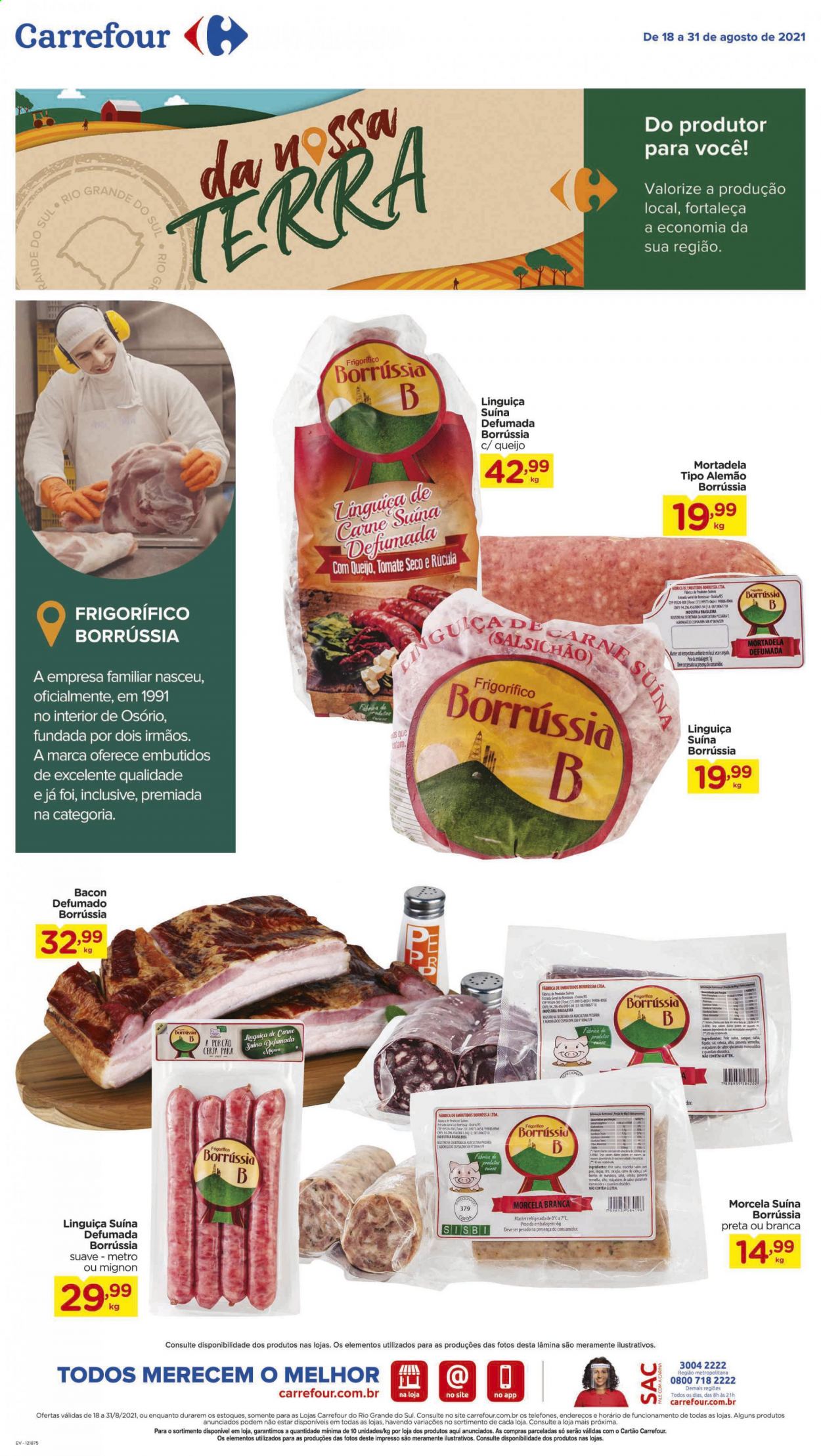 Folheto Carrefour Hiper - 18/08/2021 - 31/08/2021. Página 1