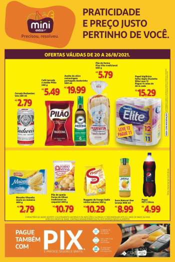 Folheto Mini Extra - 20.08.2021 - 26.08.2021.