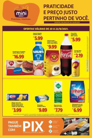 Folheto Mini Extra - 20.08.2021 - 22.08.2021.