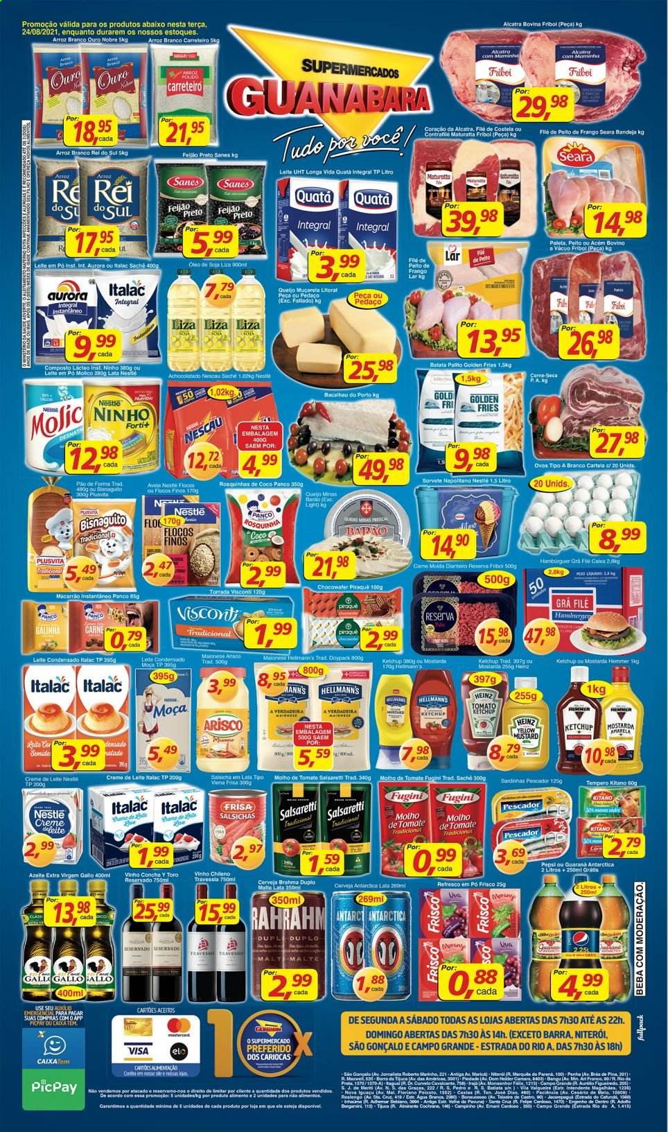 Folheto Supermercados Guanabara - 24/08/2021 - 24/08/2021. Página 2