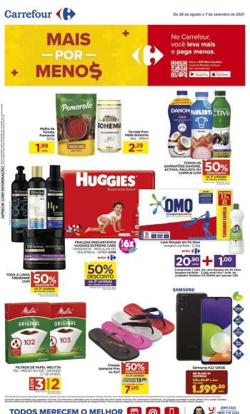 Folheto Carrefour Hiper - 26.08.2021 - 07.09.2021.