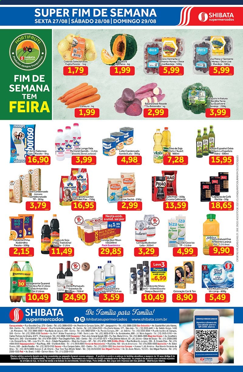 Folheto Shibata Supermercados - 27/08/2021 - 29/08/2021. Página 2