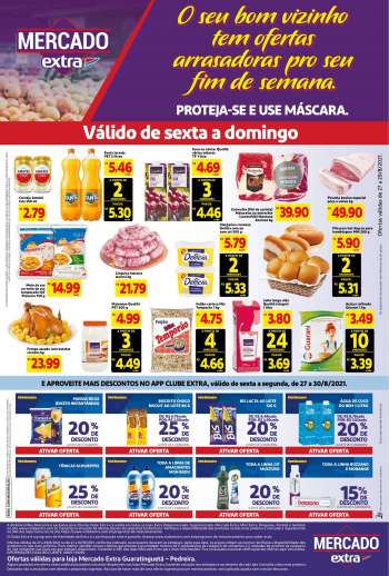 Folheto Mercado Extra - 27.08.2021 - 30.08.2021.
