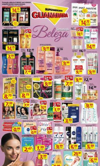 Folheto Supermercados Guanabara - 31.08.2021 - 01.09.2021.