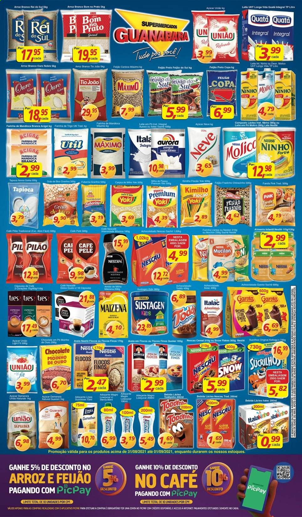 Folheto Supermercados Guanabara - 31/08/2021 - 01/09/2021. Página 7