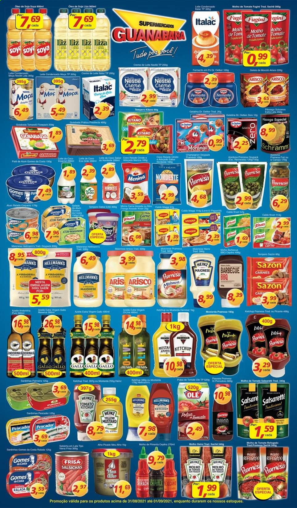 Folheto Supermercados Guanabara - 31/08/2021 - 01/09/2021. Página 9