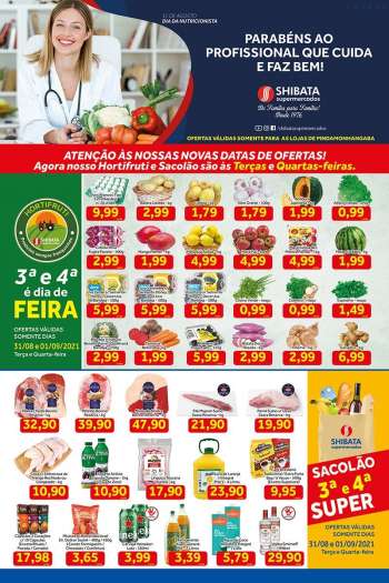 Folheto Shibata Supermercados - 31.08.2021 - 06.09.2021.