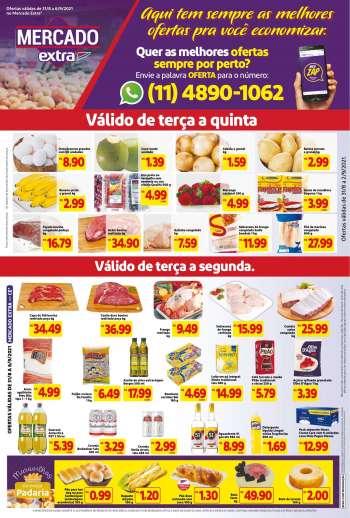 Folheto Mercado Extra - 31.08.2021 - 06.09.2021.