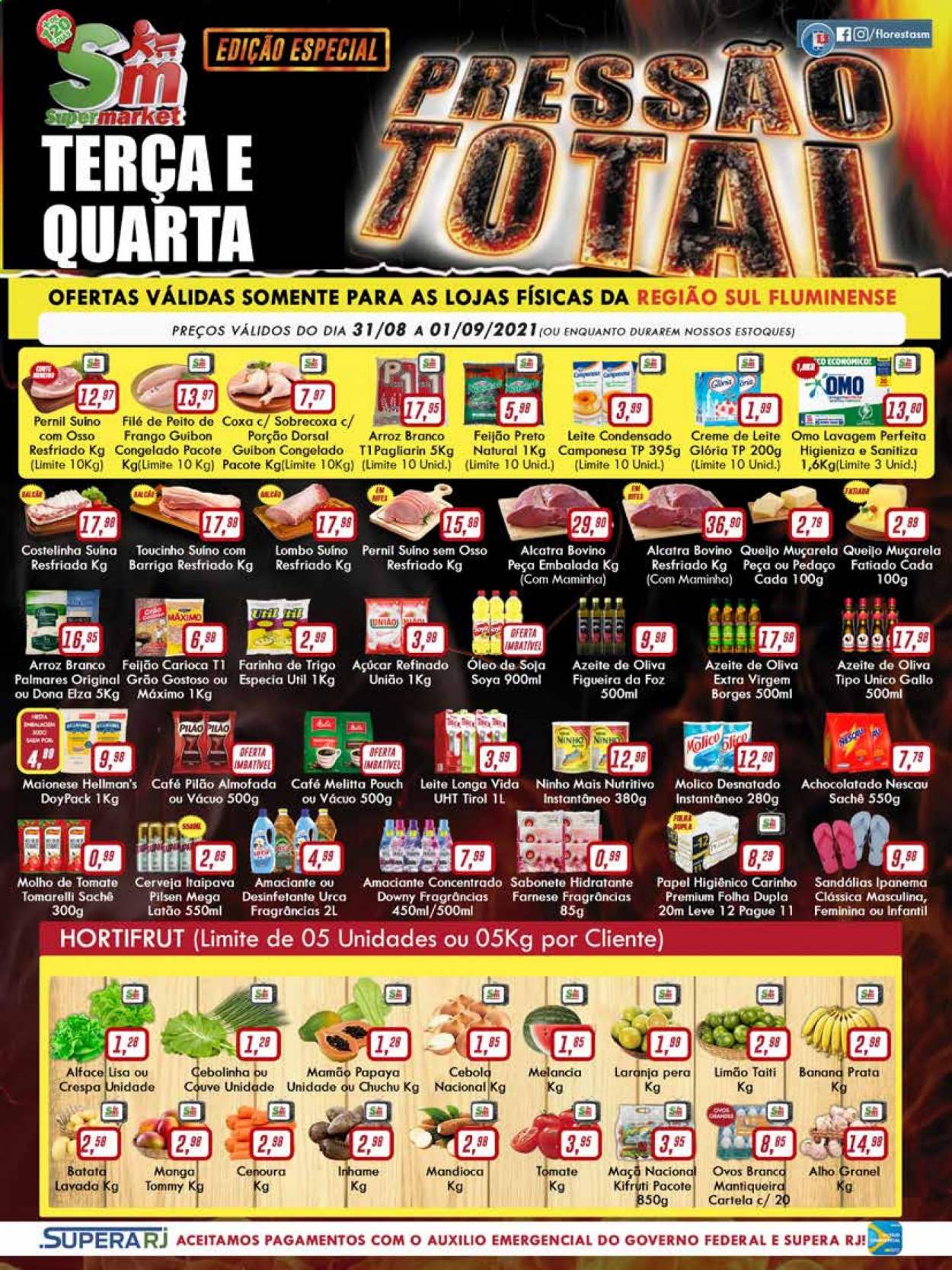 Folheto Rede Supermarket - 31/08/2021 - 01/09/2021. Página 1