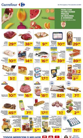 Folheto Carrefour Hiper - 31.08.2021 - 07.09.2021.