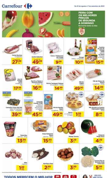 Folheto Carrefour Hiper - 31.07.2021 - 07.09.2021.