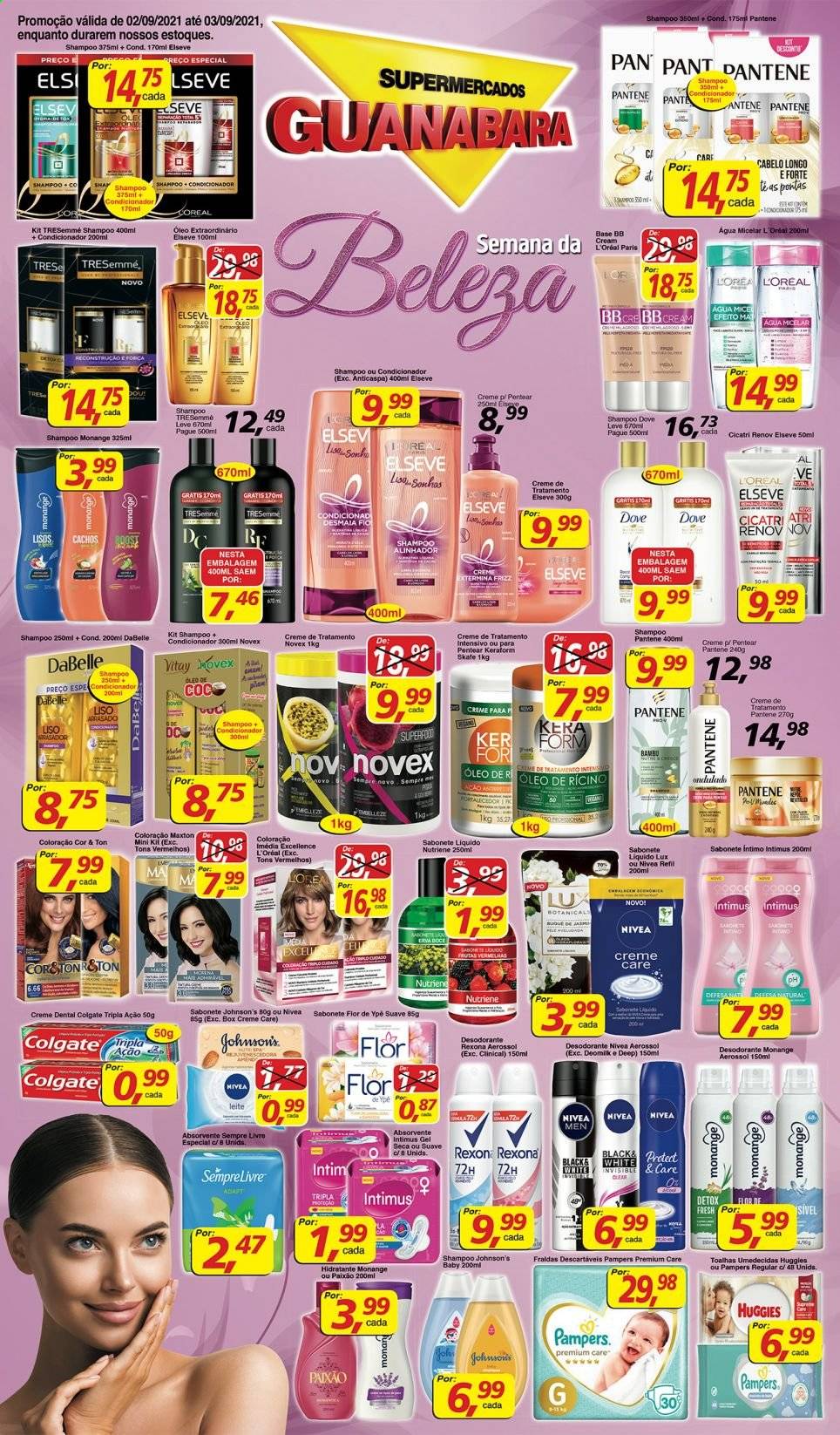Folheto Supermercados Guanabara - 02/09/2021 - 03/09/2021. Página 1
