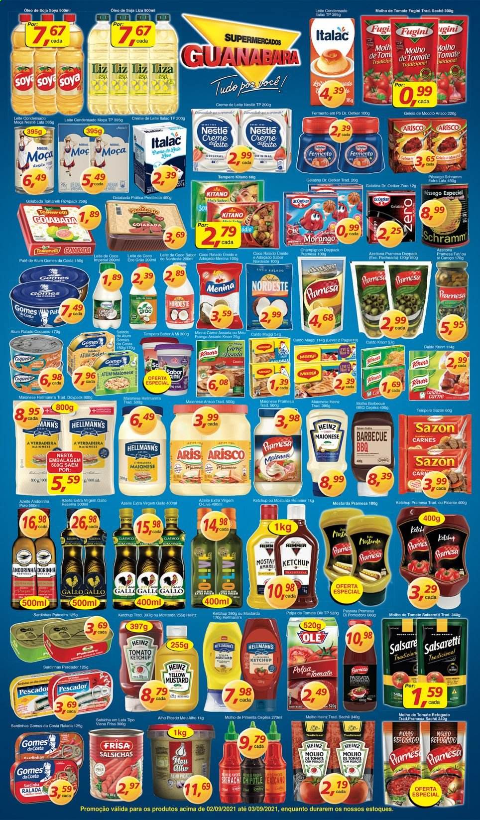 Folheto Supermercados Guanabara - 02/09/2021 - 03/09/2021. Página 9