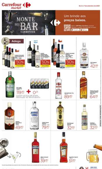 Folheto Carrefour Market - 02.09.2021 - 07.09.2021.