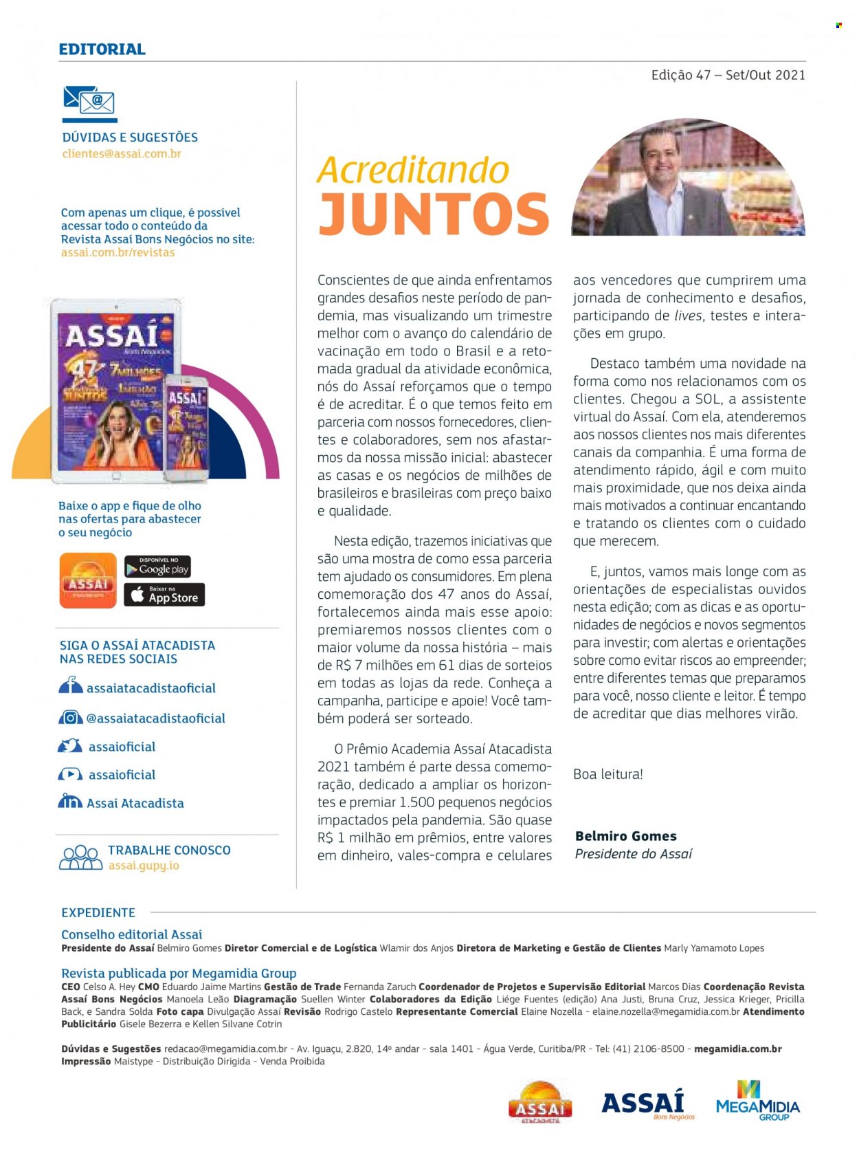 thumbnail - Folheto Assaí Atacadista - 01/09/2021 - 31/10/2021.