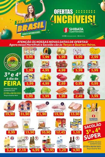 Folheto Shibata Supermercados - 07.09.2021 - 13.09.2021.