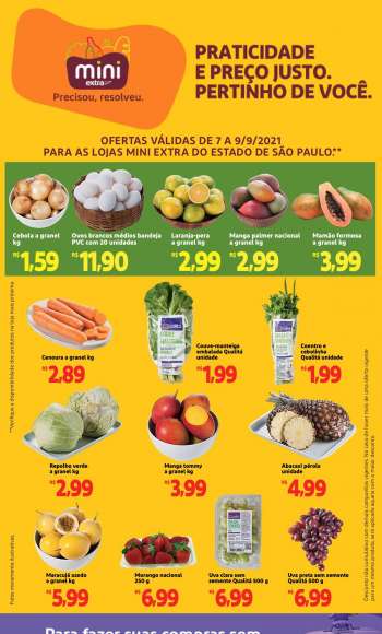 Folheto Mini Extra - 07.09.2021 - 09.09.2021.