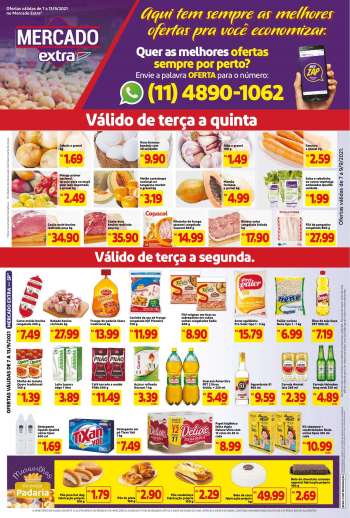 Folheto Mercado Extra - 07.09.2021 - 13.09.2021.