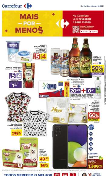 Folheto Carrefour Hiper - 08.09.2021 - 19.09.2021.