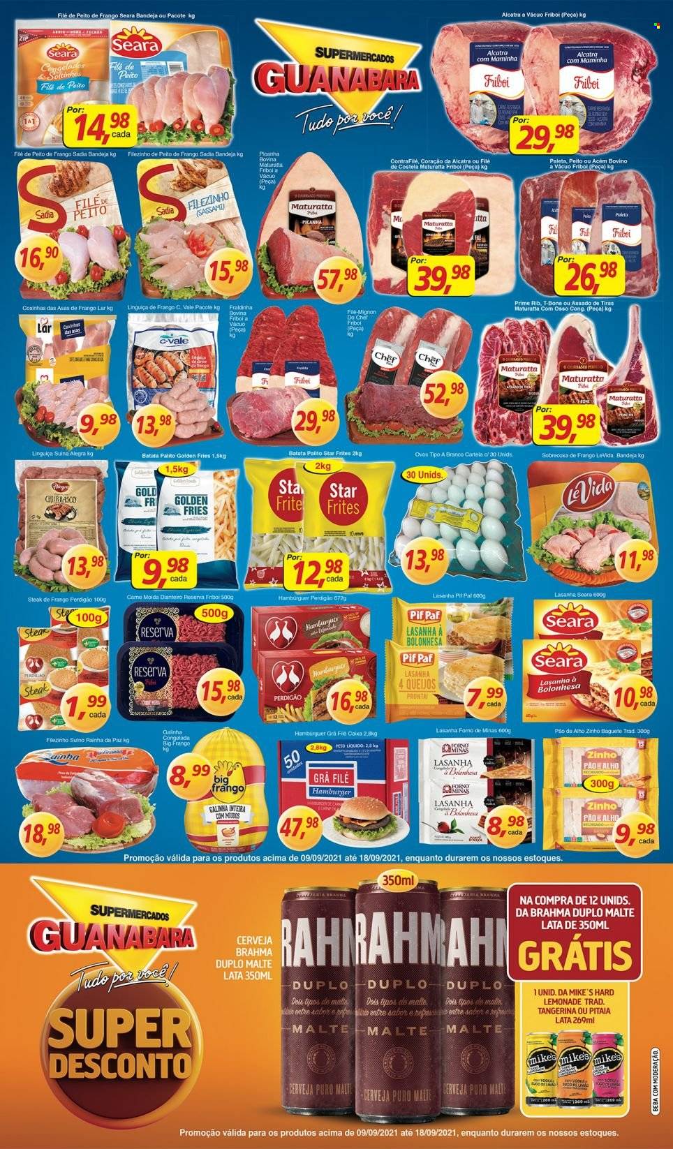 Folheto Supermercados Guanabara - 09/09/2021 - 18/09/2021. Página 10