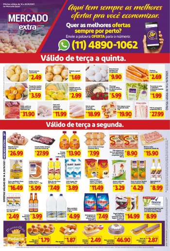 Folheto Mercado Extra - 14.09.2021 - 20.09.2021.