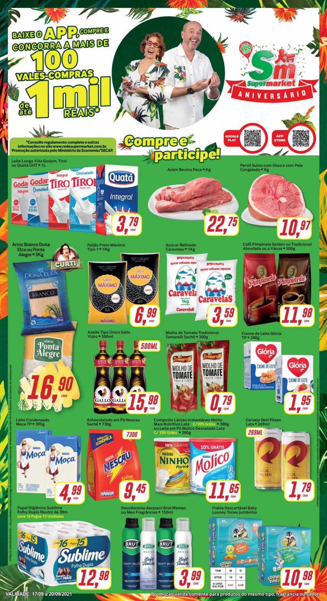 Folheto Rede Supermarket - 17/09/2021 - 20/09/2021. Página 1