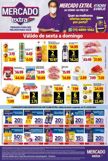 Folheto Mercado Extra - 17.09.2021 - 20.09.2021.