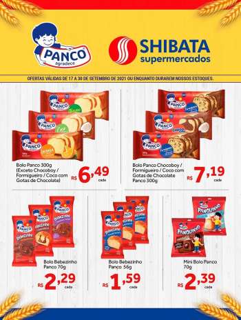 Folheto Shibata Supermercados - 17.09.2021 - 30.09.2021.