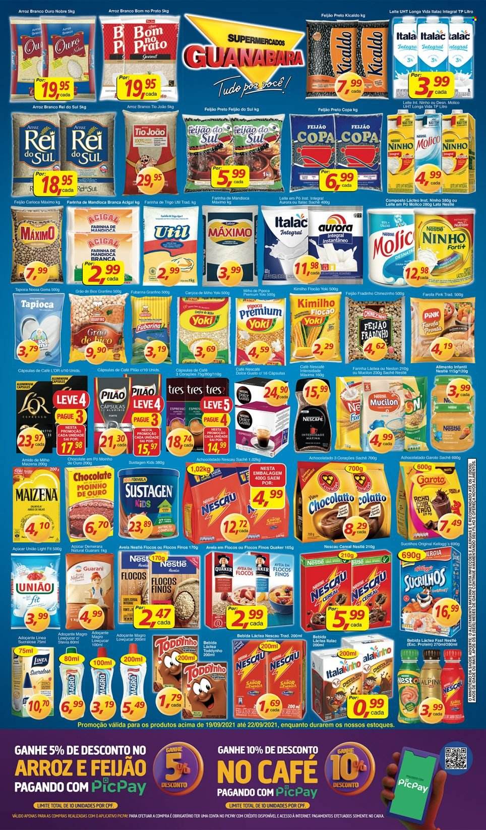 Folheto Supermercados Guanabara - 19/09/2021 - 22/09/2021. Página 7