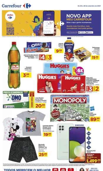 Folheto Carrefour Hiper - 20.09.2021 - 29.09.2021.