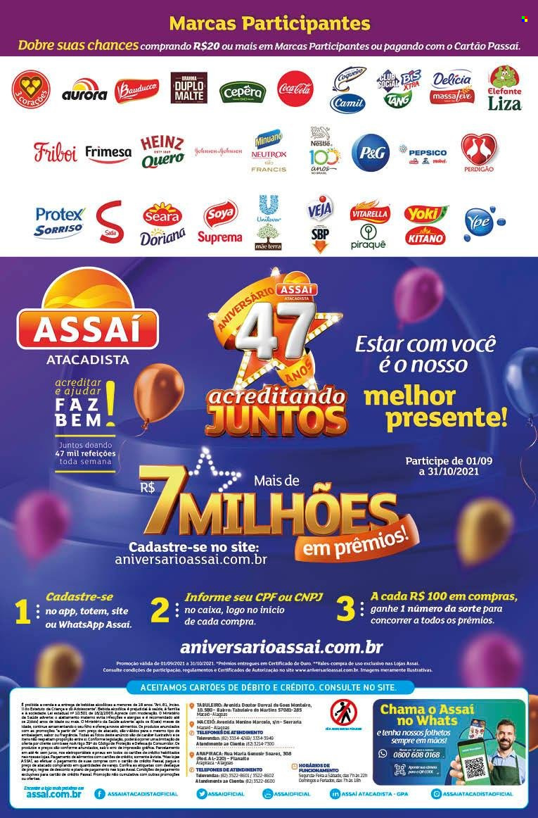 Folheto Assaí Atacadista - 20/09/2021 - 24/09/2021. Página 4