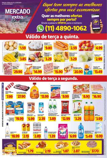 Folheto Mercado Extra - 21.09.2021 - 27.09.2021.