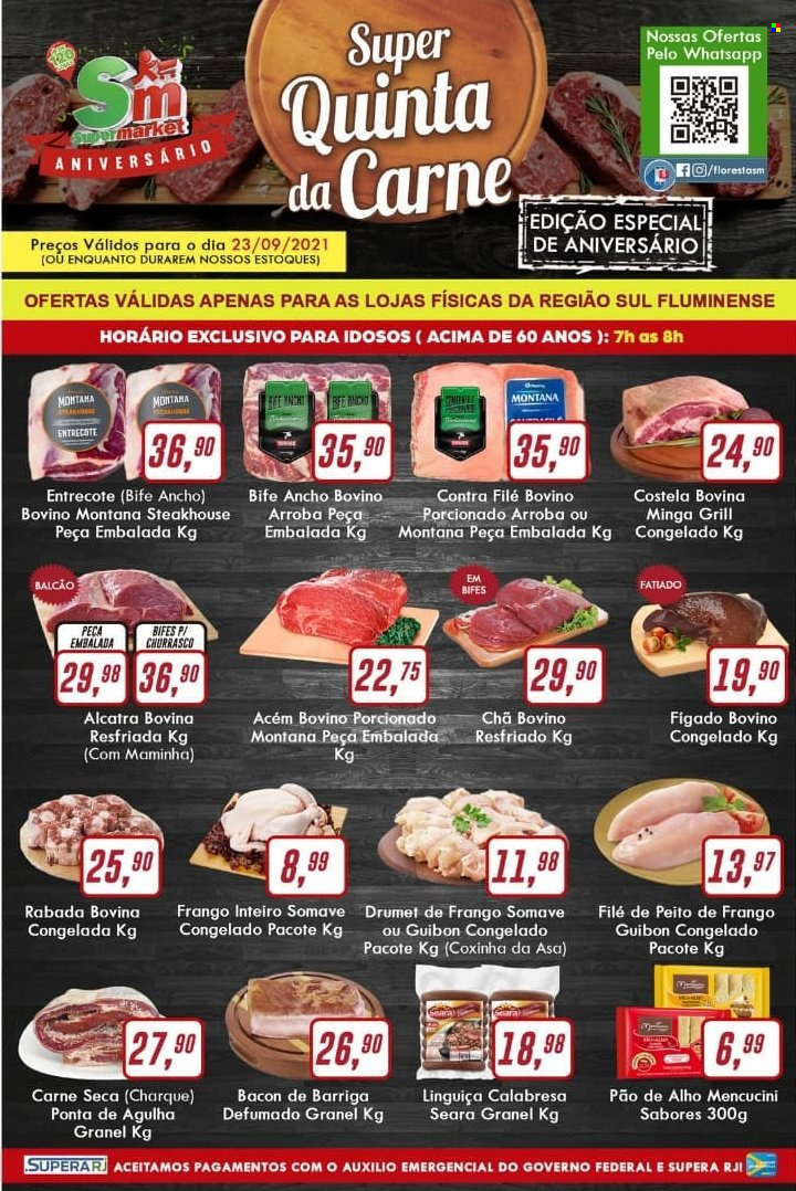 Folheto Rede Supermarket - 23/09/2021 - 23/09/2021. Página 1