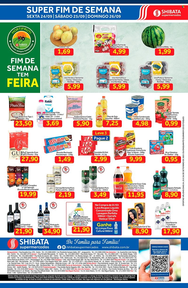 Folheto Shibata Supermercados - 24/09/2021 - 26/09/2021. Página 1