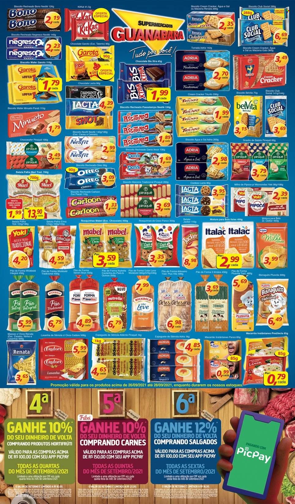 Folheto Supermercados Guanabara - 26/09/2021 - 28/09/2021. Página 6