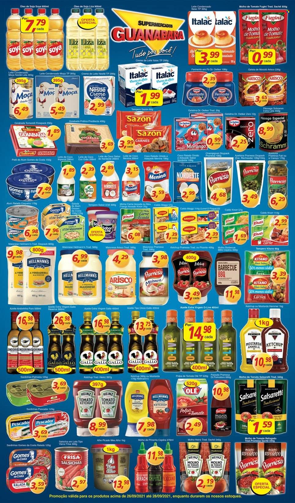 Folheto Supermercados Guanabara - 26/09/2021 - 28/09/2021. Página 9