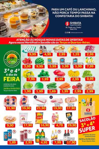 Folheto Shibata Supermercados - 28.09.2021 - 04.10.2021.