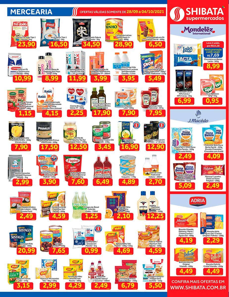 Folheto Shibata Supermercados - 28/09/2021 - 04/10/2021. Página 2