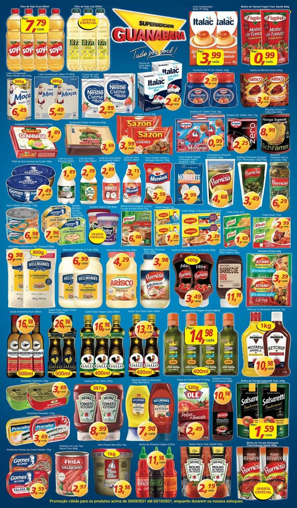 Folheto Supermercados Guanabara - 29/09/2021 - 02/10/2021. Página 9