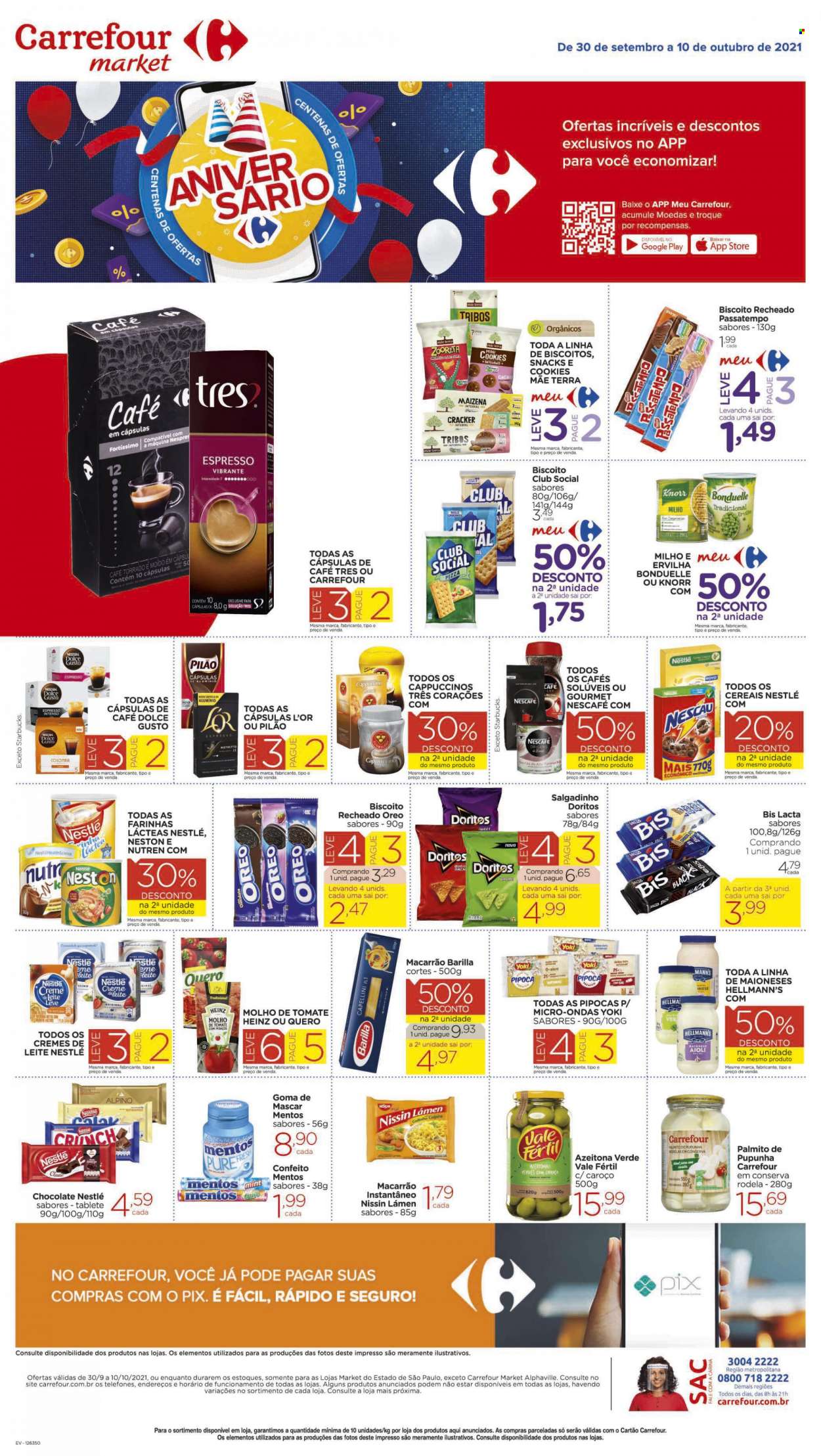 Folheto Carrefour Market - 30/09/2021 - 10/10/2021. Página 2
