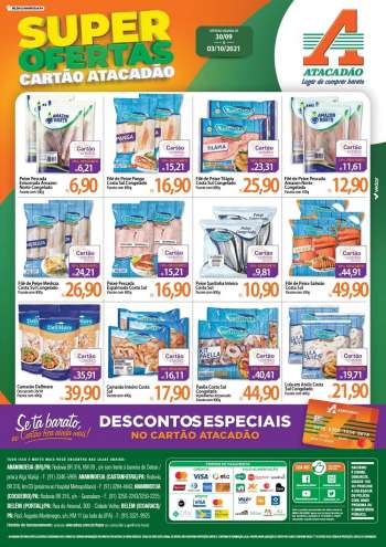 Folheto Atacadão - 30.09.2021 - 03.10.2021.