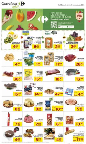 Folheto Carrefour Bairro - 30.09.2021 - 10.10.2021.