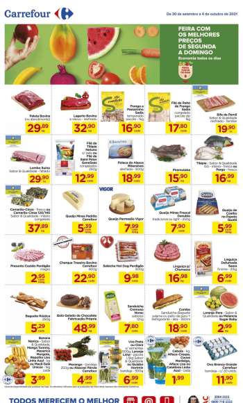 Folheto Carrefour Hiper - 30.09.2021 - 04.10.2021.