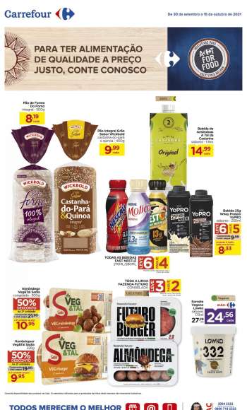 Folheto Carrefour Hiper - 30.09.2021 - 15.10.2021.