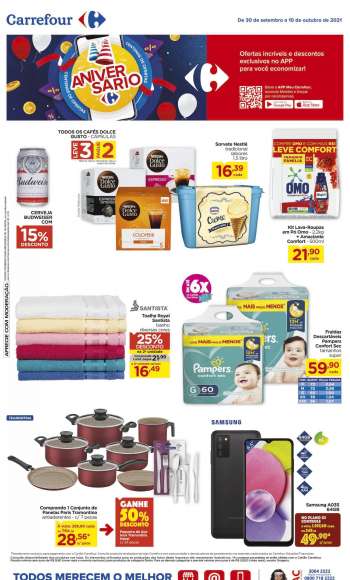 Folheto Carrefour Hiper - 30.09.2021 - 10.10.2021.