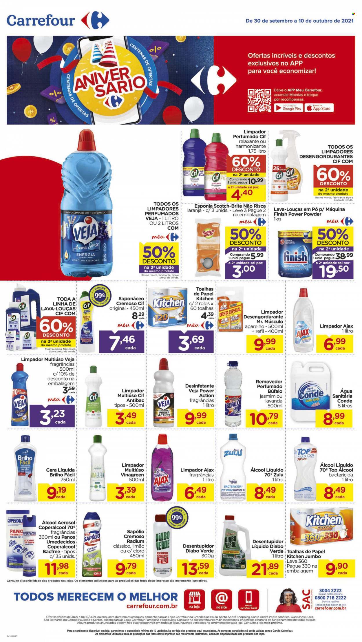 Folheto Carrefour Hiper - 30/09/2021 - 10/10/2021. Página 17